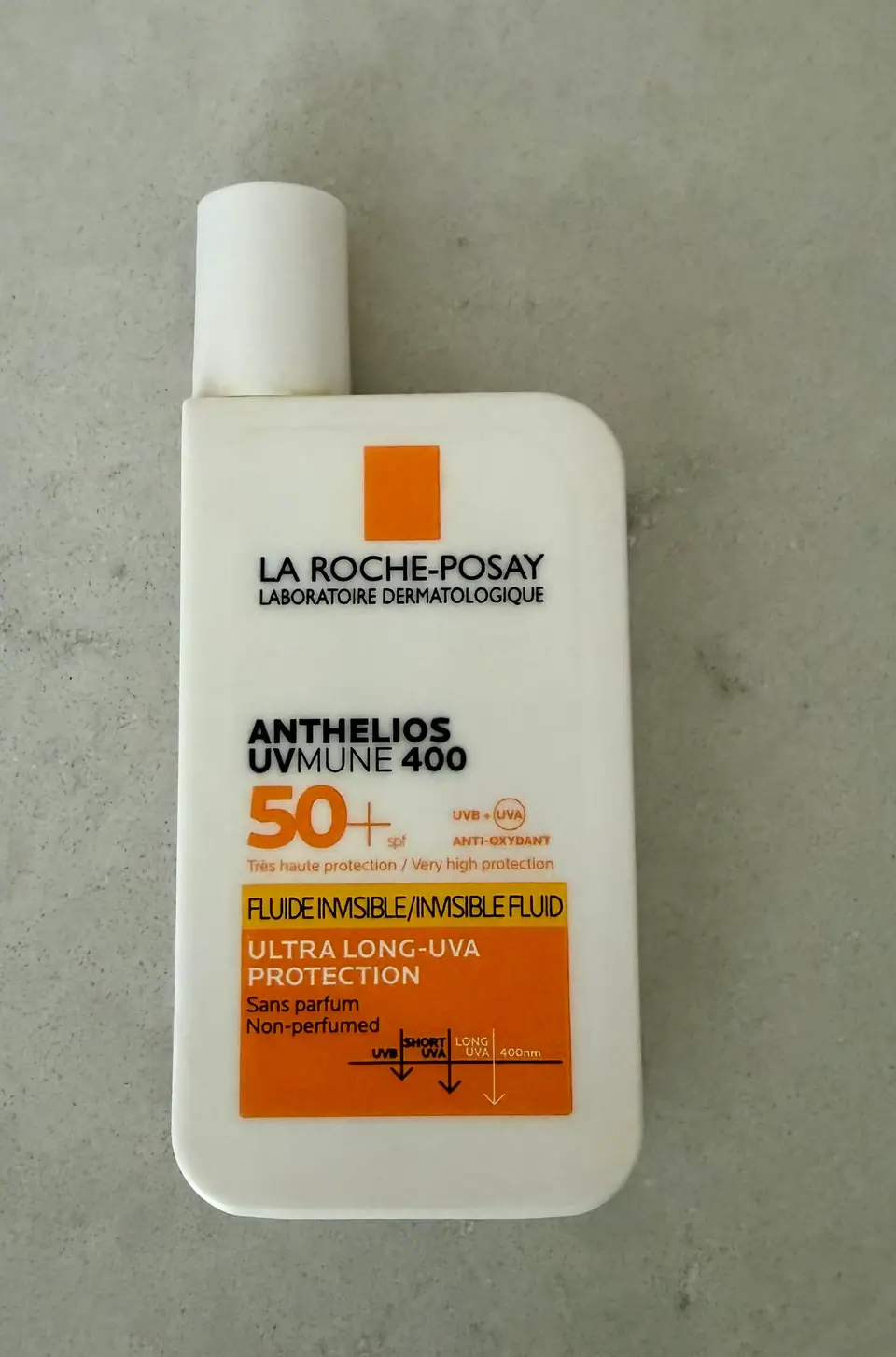Botella de protector solar FPS 50